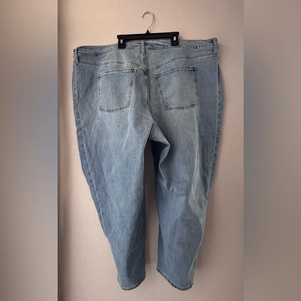 NWT Old Navy Light High Rise Barrel Jeans Size 22 - Picture 4 of 5